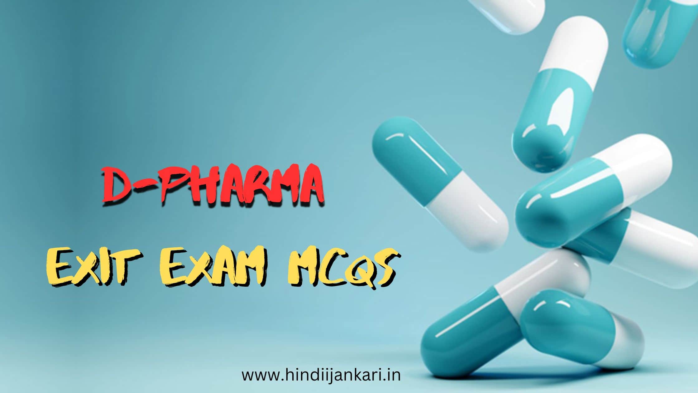 d pharma exit exam questions and answers pdf