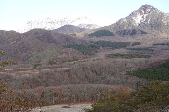 岡山県真庭市の蒜山下徳山 鬼女台展望休憩所からの眺望