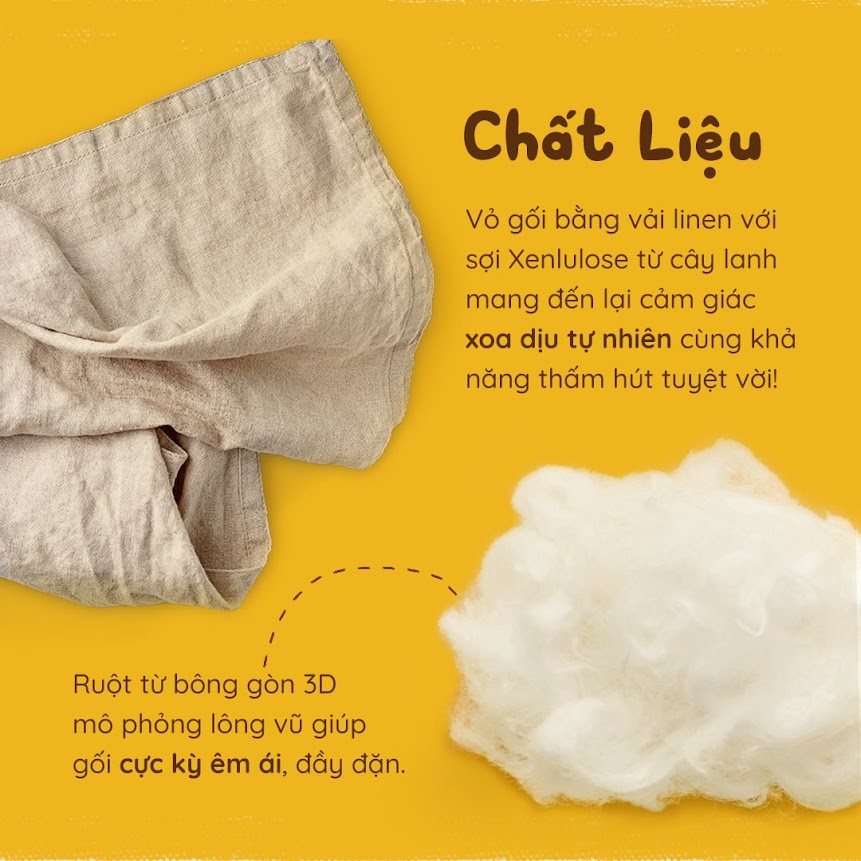 [A159] Cải thiện chất lượng giấc ngủ cho mẹ và bé với Gối Bầu Đậu Khuyết của Nhà Đậu