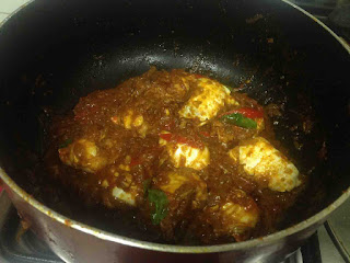 making of crab masala