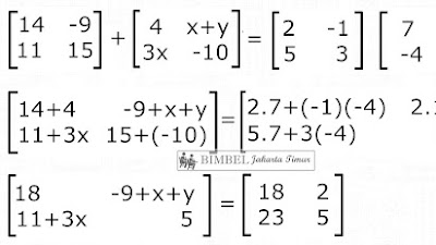 Pelajaran Matematika Matriks