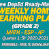 New Ready-Made WEEKLY HOME LEARNING PLANS (GRADE 2) Quarter 1