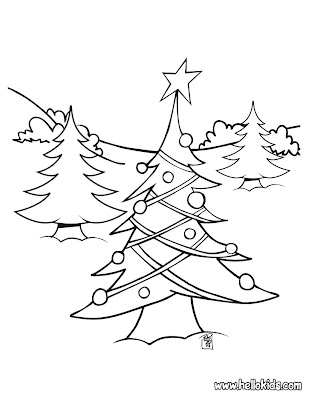 Christmas Coloring Pages,Christmas Tree Coloring Pages