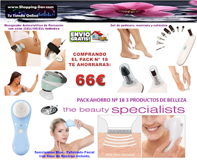 3 fantásticos productos y con un ahorro de 66€, GENIAL!