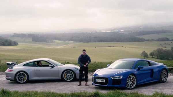 Audi R8 RWS Vs Porsche 911 GT3