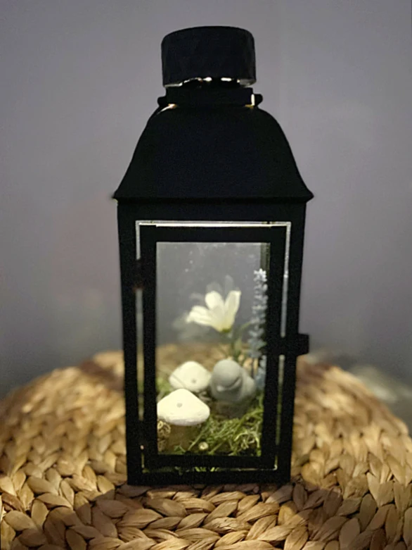 lantern with solar light