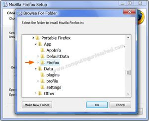 How to Update Portable Firefox Version Easily Directory selection