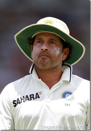 Sachin Tendulkar of India looks on during day two of the Third Test match between Australia and India at the WACA on January 14, 2012 in Perth, Australia.