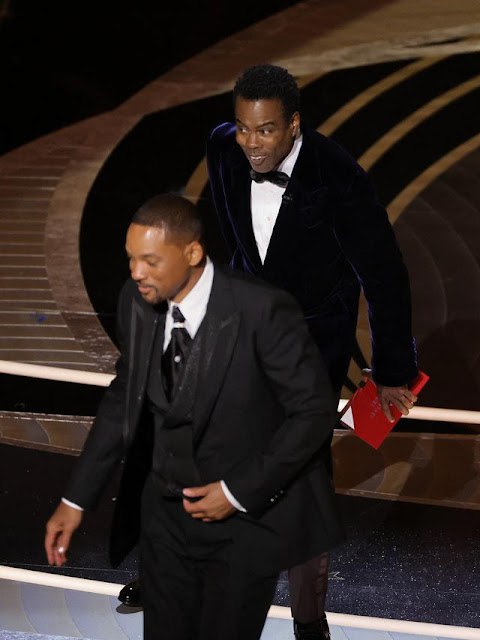 Will Smith slaps Chris Rock at the 2022 Oscars