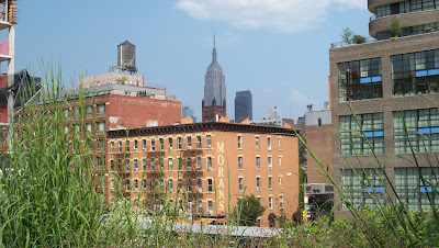 L'empire state building vu de la Highline