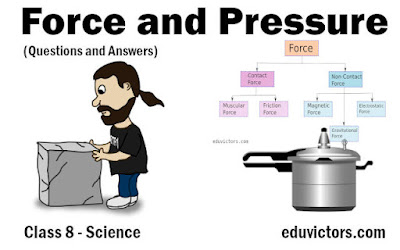 Class 8 - Science - Force and Pressure (Questions and Answers) #class8Physics #HighSchoolScience #eduvictors
