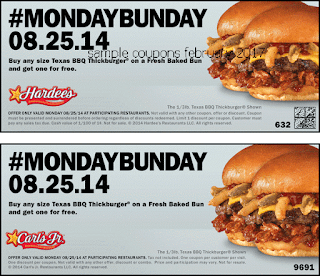 Hardees coupons february 2017