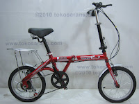 A 16 Inch DoesBike 1605 Rotex 6 Speed Shimano with Carrier