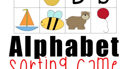 Alphabet Sorting Game With Free Printable Totschooling Toddler Preschool Kindergarten Educational Printables