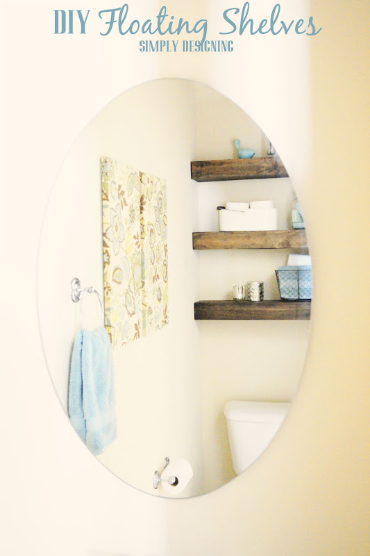 DIY Floating Shelves