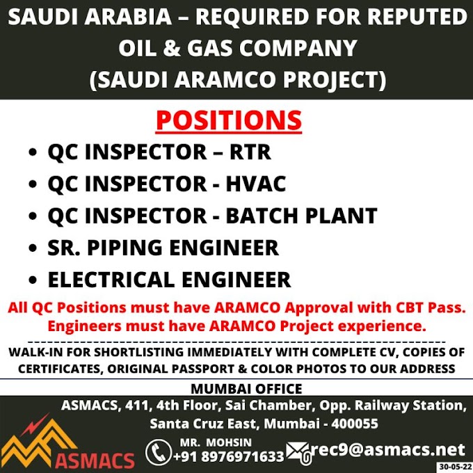 Apply Now: Saudi Arabia- Long Term Oil and Gas Jobs