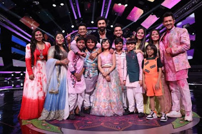 Ranbir Kapoor and Shradha Kapoor on the sets of Indian Idol 13 reality show to promote their upcoming Tu Jhooti Mein Makkar