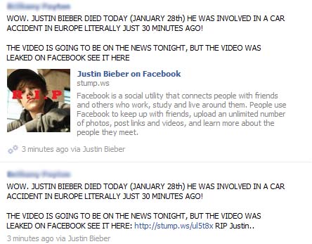 is justin bieber dead 2011. JUSTIN BIEBER DIED TODAY