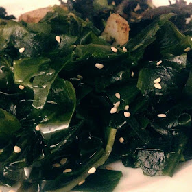 Wakame sea vegetable salad