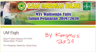 Fiqih, Fikih, 2020, MTs, Ujian, Online, UM