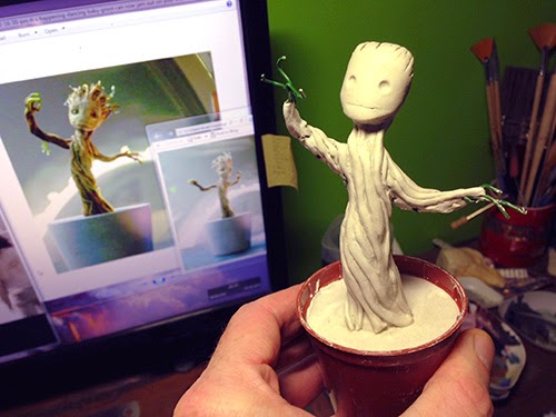 roughing in Groot's details