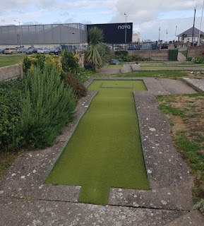 The Crazy Golf course in Prestatyn, Wales