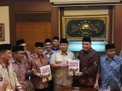 Prabowo minta nasehat NU untuk Cawapres