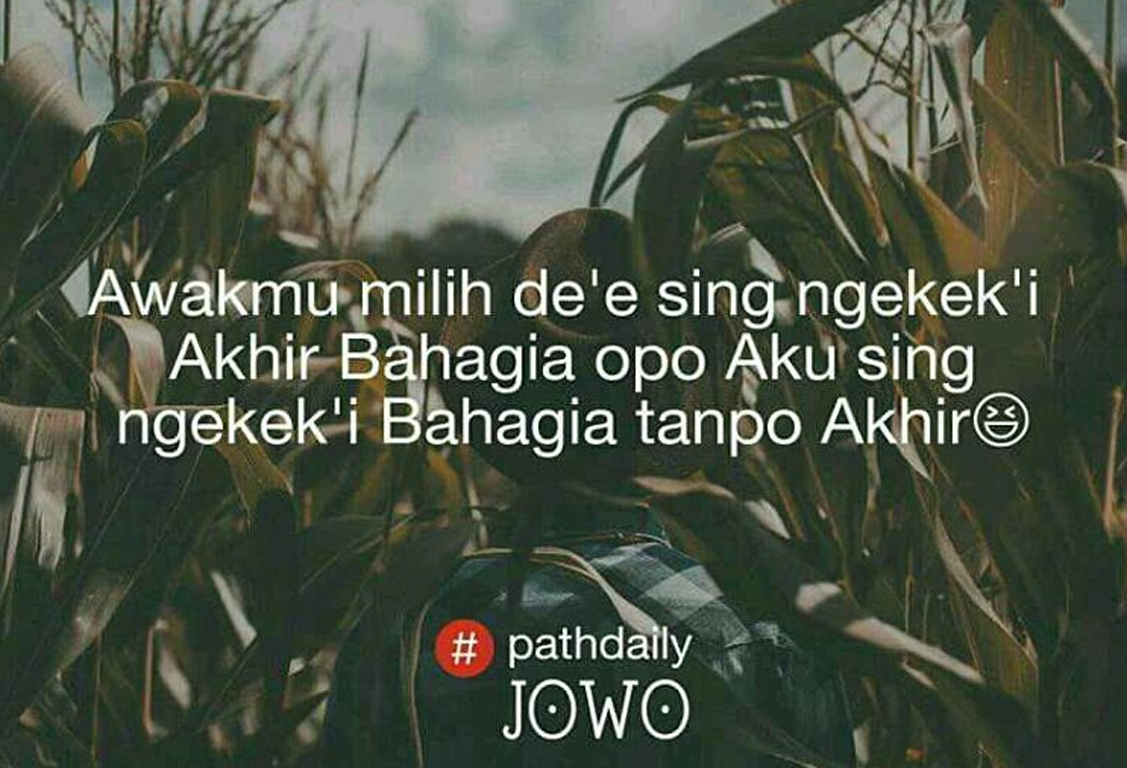 50 Gambar Quotes Kata Kata Pathdaily Jowo Baper Tentang Cinta