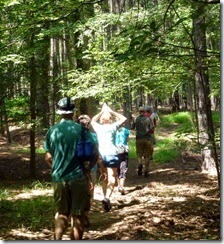 Hiking with Bruce, Tricia, Barbra, Amanda, Brandon and Dan
