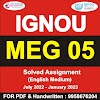 MEG 05 Solved Assignment 2022-23