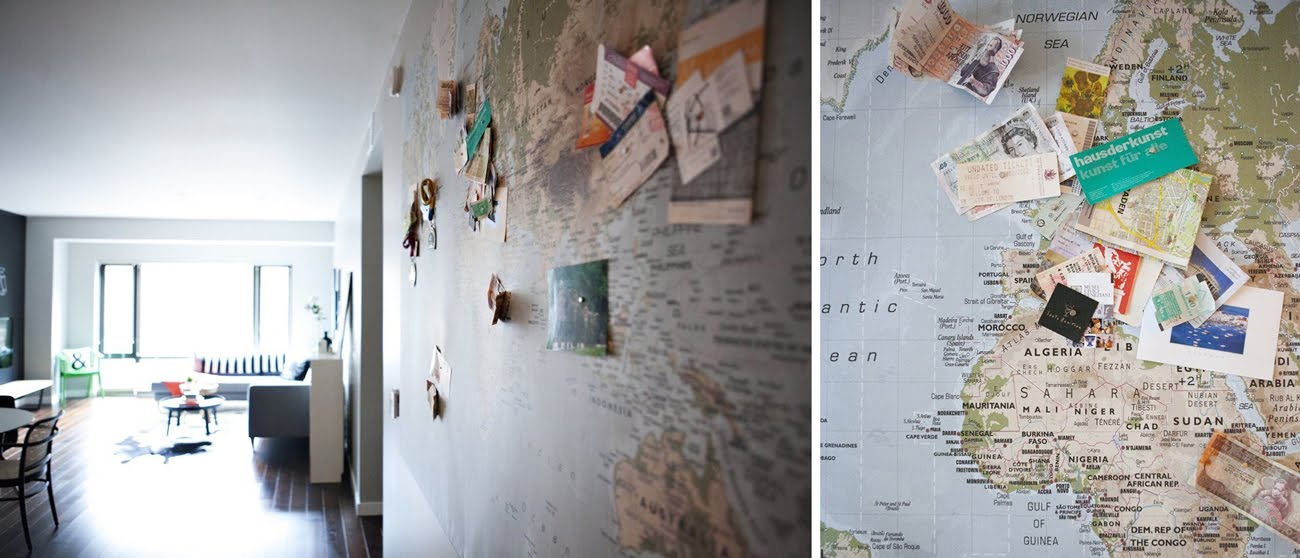 murs | Une carte du monde.