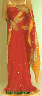 Hot Telugu Aunties in Red Saree http://rkwebdirectory.com/