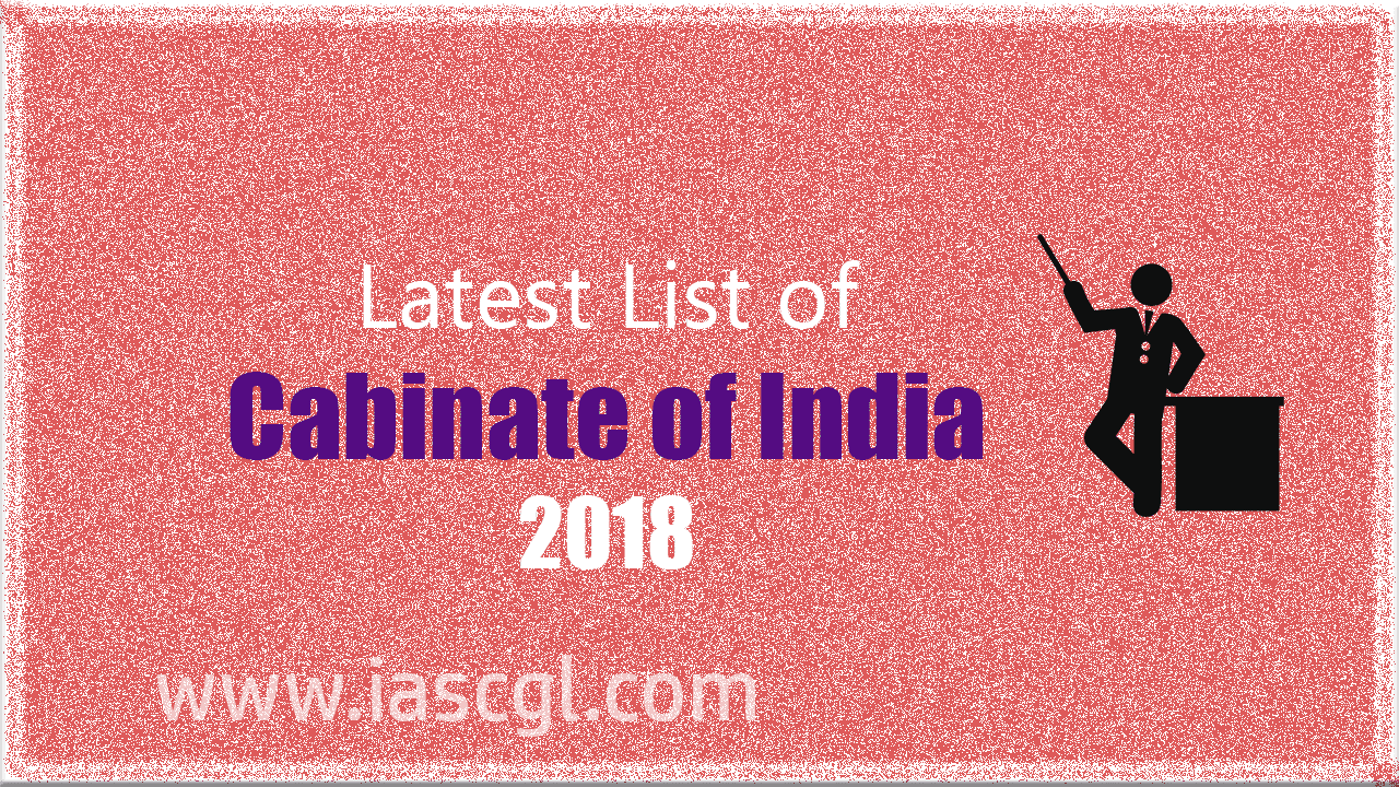 List of Cabinet of Ministers of India 2017