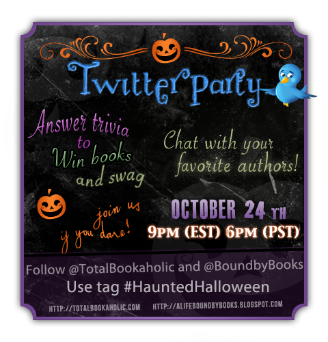 Haunted Halloween: Twitter party TONIGHT at 9pm EST