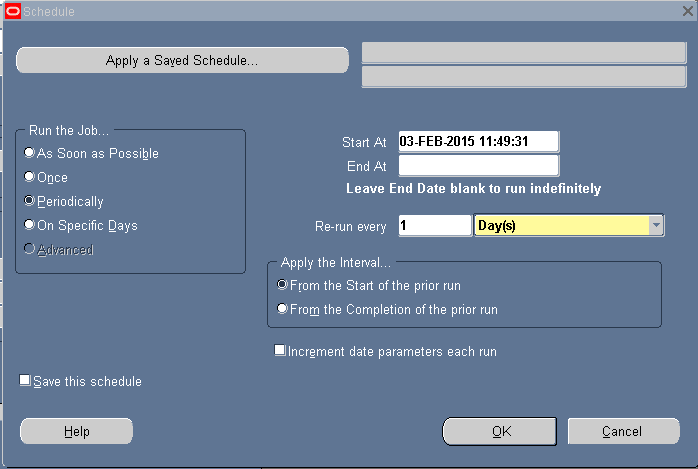 Scheduling the Concurrent program, askhareesh blog for oracle apps