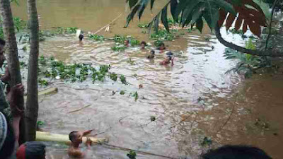 Bermain Sepeda dekat Empang Anak Laki-Laki Didesa Gorowong Tenggelam Dan Belum Ditemukan.