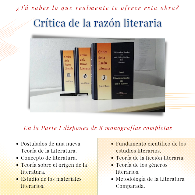 Crítica de la razón literaria, Jesús G. Maestro