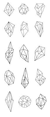 Free Hand-drawn Vector Geometric Polygons