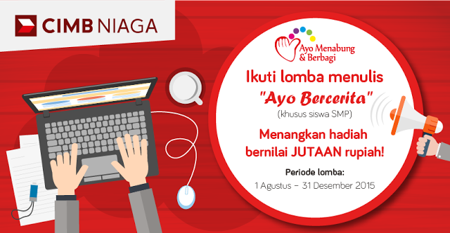 Lomba Menulis Ayo Bercerita CIMB Niaga 2021 Lomba Menulis