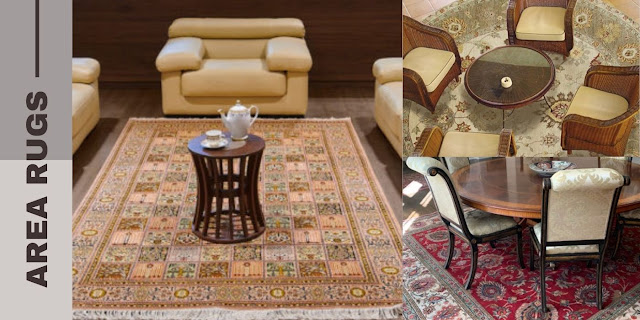 decorate home with area rugs