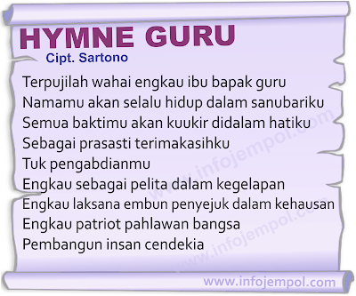 Lirik Lagu Hymne Guru Terbaru 2020 dan Download mp3