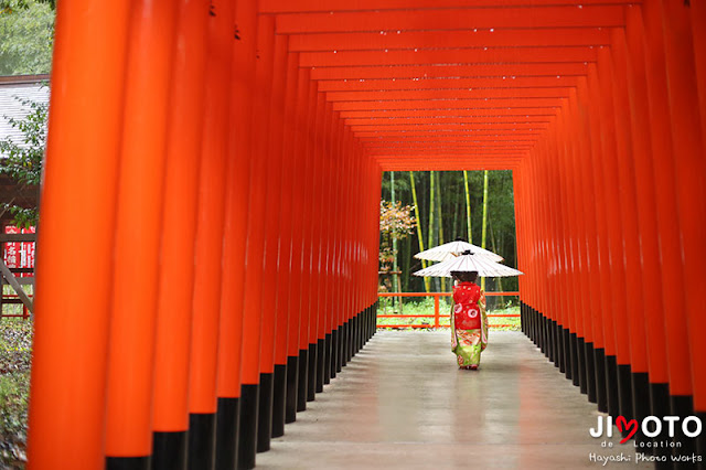 名古屋市の針名神社で七五三出張撮影