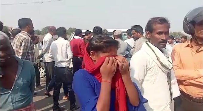 मेजा मे अनियंत्रित ट्रैक्टर ने मासूम को रौंदा, मौत 