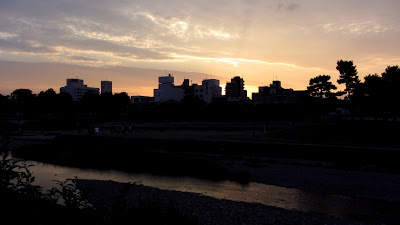 Sunset on Kamogawa