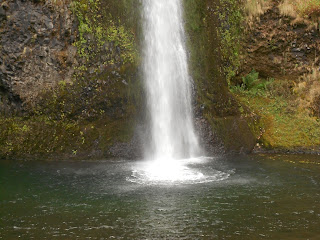 horsetail falls in the columbia gorge