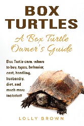 Image: Box Turtles: Box Turtle care, where to buy, types, behavior, cost, handling, husbandry, diet, and much more included! A Box Turtle Owner's Guide, by Lolly Brown (Author). Publisher: NRB Publishing (January 12, 2017)