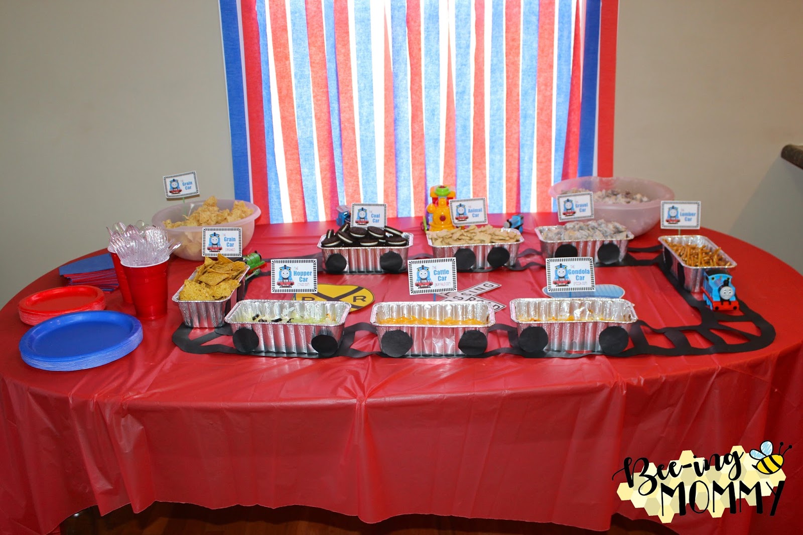 Bee ing Mommy Blog Thomas the Train  Birthday  Party  