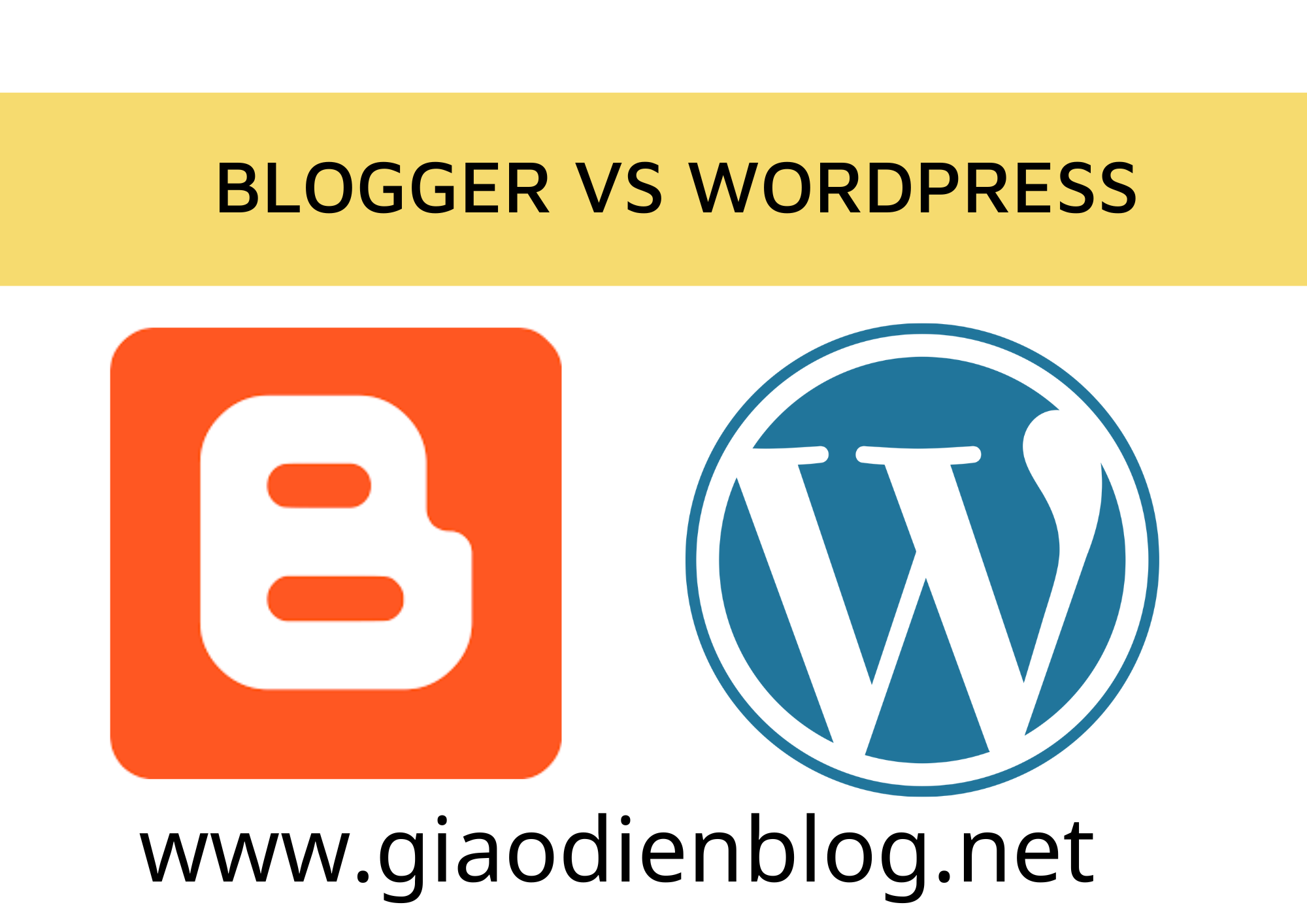So sánh Blogger với Wordpress