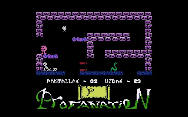 Port Abu Simbel Profanation -Atari 8-bits-