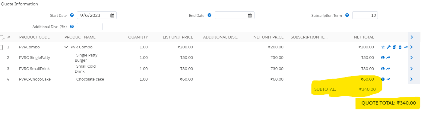 Salesforce CPQ Tutorial 7 - QLE in Net Total